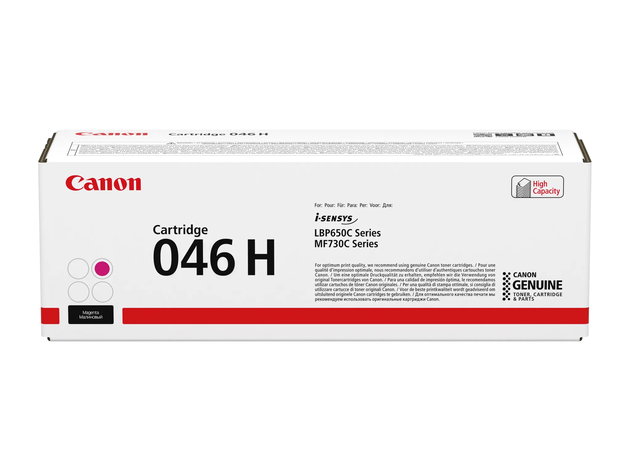 Canon 046H M Magenta Toner – Original für i-SENSYS & MF-Serie, 5.000 Seiten-0